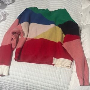 Joie Multicolor Crew Neck Sweater